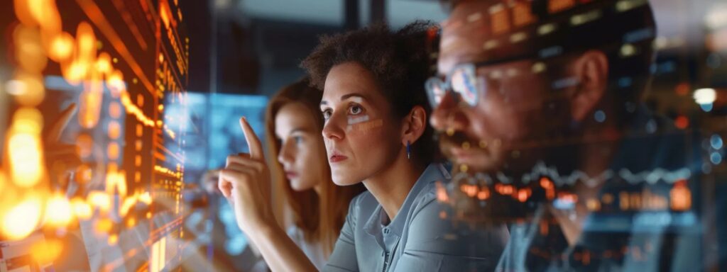 A marketing team analyzes data surfaced by their multi-channel marketing automation tool